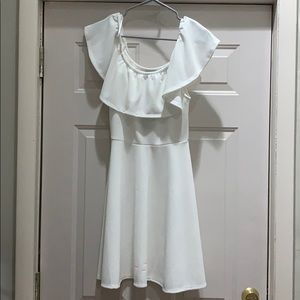 White Off the Shoulder Dress